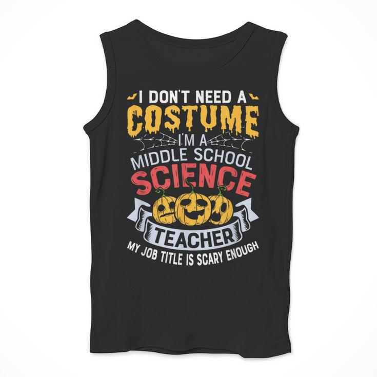 Middle School Science Teacher Halloween Costume For Men Women Men Tank Top, Science Teacher Gifts, funny design Middle School Science Teacher Halloween Costume For Men Women Men Tank Top, Science Teacher Gifts, funny design