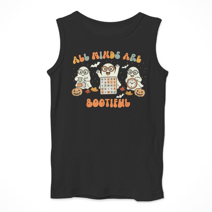 All Minds Are Bootiful Special Education Teacher Halloween Men Tank Top, funny design All Minds Are Bootiful Special Education Teacher Halloween Men Tank Top, funny design