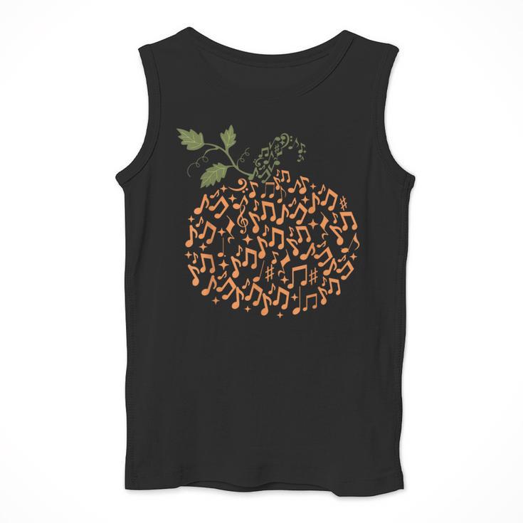 Music Notes Pumpkin Fall Music Teacher Autumn Halloween Men Tank Top, funny design Music Notes Pumpkin Fall Music Teacher Autumn Halloween Men Tank Top, funny design