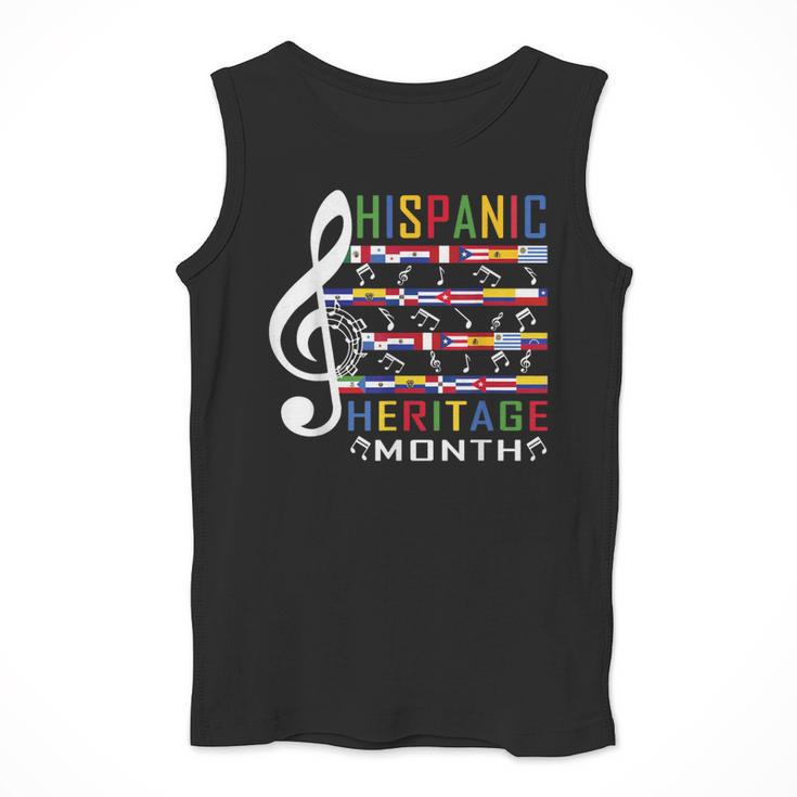 Music Teacher Kid National Hispanic Heritage Month Men Tank Top, funny design