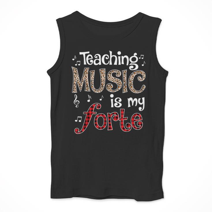 Music Teacher Teaching Music Is My Forte For Music Lovers Men Tank Top, funny design Music Teacher Teaching Music Is My Forte For Music Lovers Men Tank Top, funny design