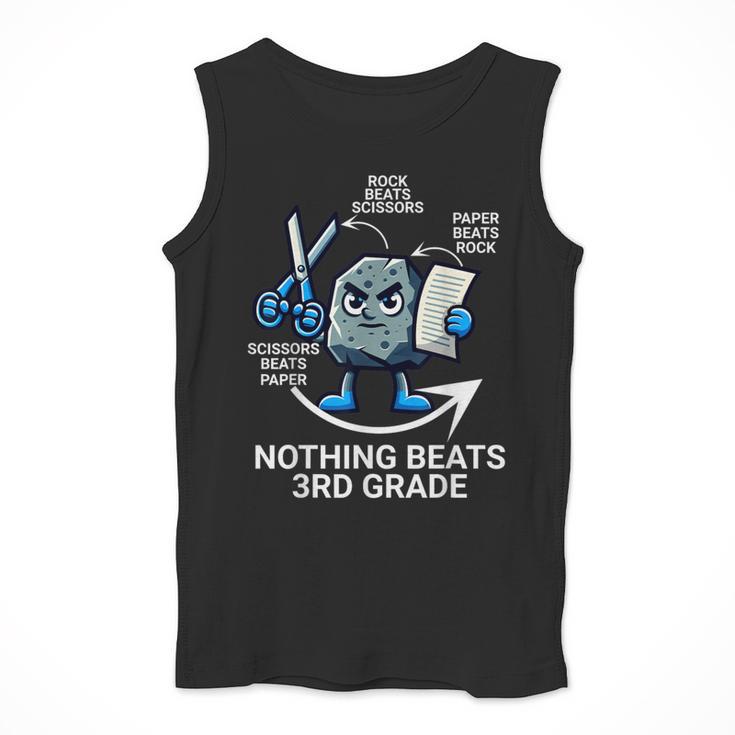 Nothing Beats 3rd Grade Back To School Kids Teachers Men Tank Top, funny design