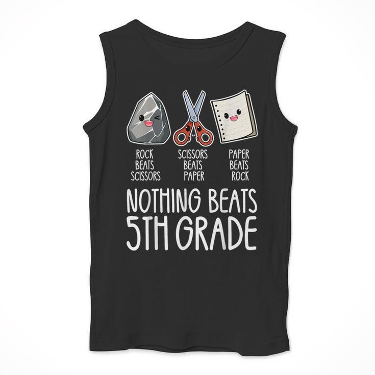 Nothing Beats 5th Grade Back To School Kids Teachers Men Tank Top, funny design