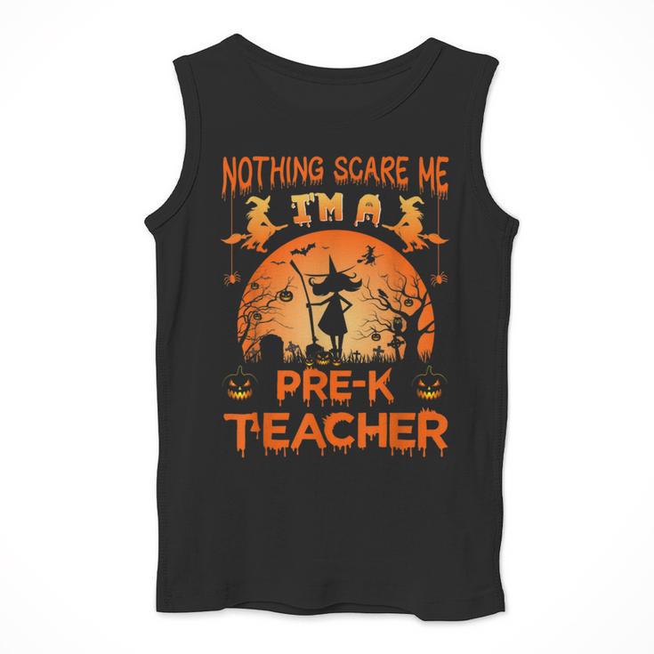 Nothing Scare Me I'm a Pre-k Teacher Matching Halloween For Men Women Men Tank Top, funny design Nothing Scare Me I'm a Pre-k Teacher Matching Halloween For Men Women Men Tank Top, funny design