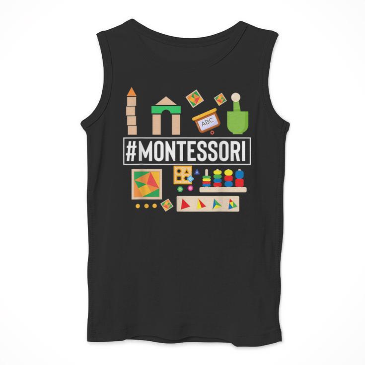 Novelty Montessori Studying Learning Schooling Teacher Love For Men Women Men Tank Top, funny design Novelty Montessori Studying Learning Schooling Teacher Love For Men Women Men Tank Top, funny design