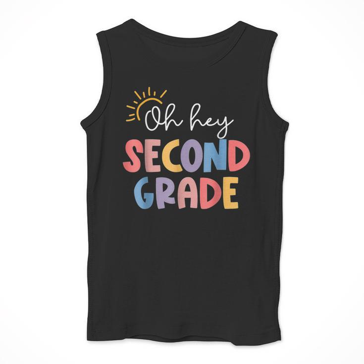 Oh Hey Second Grade First Day Of Teacher Girls Boys Kids Men Tank Top, First Grade Teacher Gifts, funny design