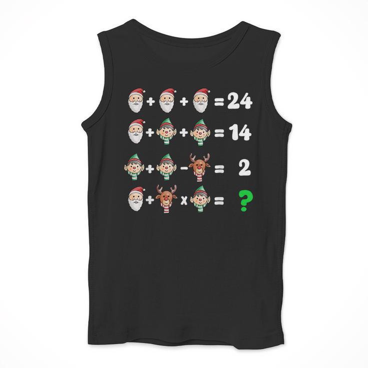 Order Of Operations Quiz Christmas Math Teacher Xmas Math Men Tank Top, funny design
