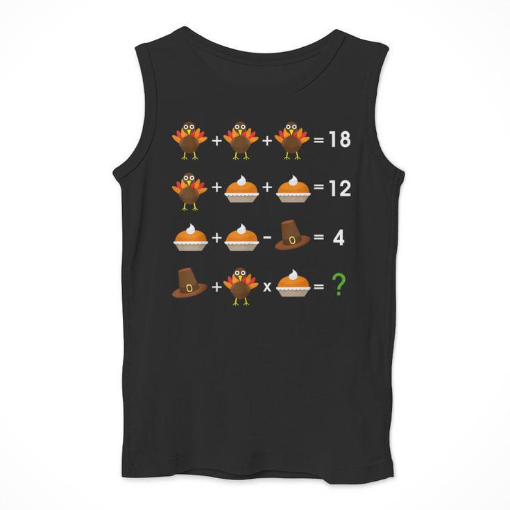 Order Of Operations Thanksgiving Quiz Math Teacher Men Tank Top, funny design Order Of Operations Thanksgiving Quiz Math Teacher Men Tank Top, funny design