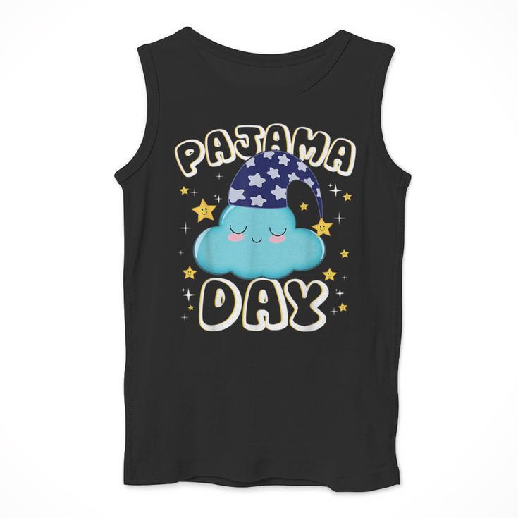 Pajama Day School Spirit Week Fun Cloud Teacher Student Men Tank Top, funny design
