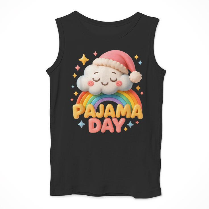 Pajama Day School Spirit Week Sleepy Cloud Teacher Student Men Tank Top, funny design Pajama Day School Spirit Week Sleepy Cloud Teacher Student Men Tank Top, funny design