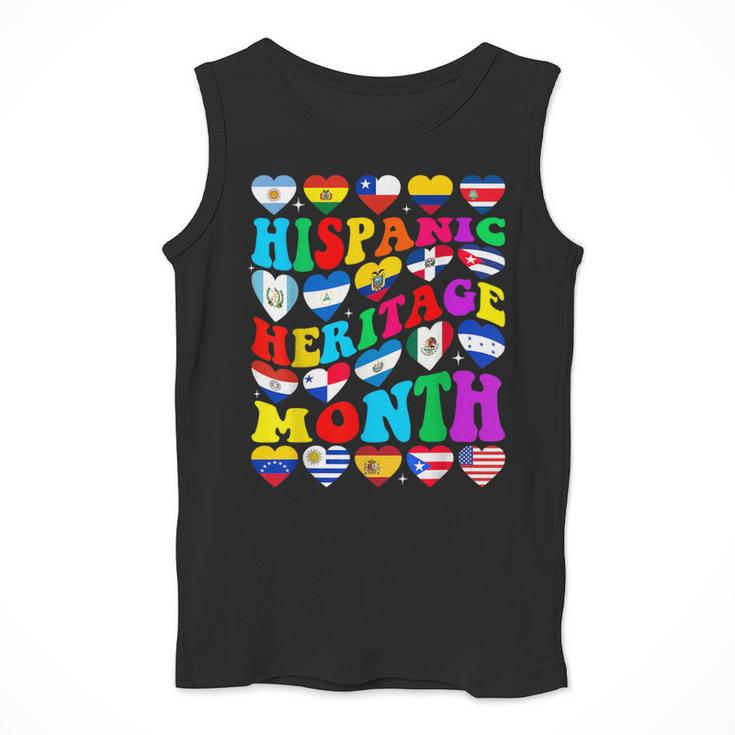 Hispanic Heritage Month 2025 Latino Puerto Rico Teacher Kids Men Tank Top, funny design