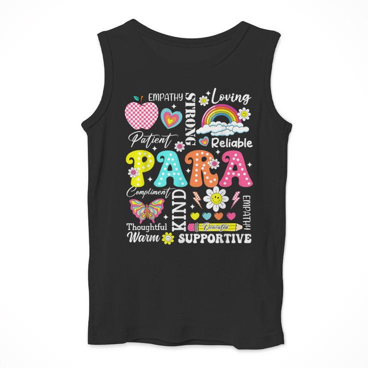 Paras Make It Possible Paraprofessional Paraeducator Teacher Men Tank Top, funny design Paras Make It Possible Paraprofessional Paraeducator Teacher Men Tank Top, funny design