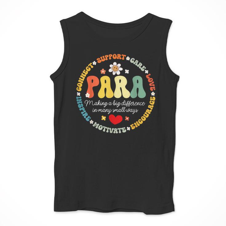 Paras Make It Possible Paraprofessional Teacher Assistant Men Tank Top, funny design Paras Make It Possible Paraprofessional Teacher Assistant Men Tank Top, funny design