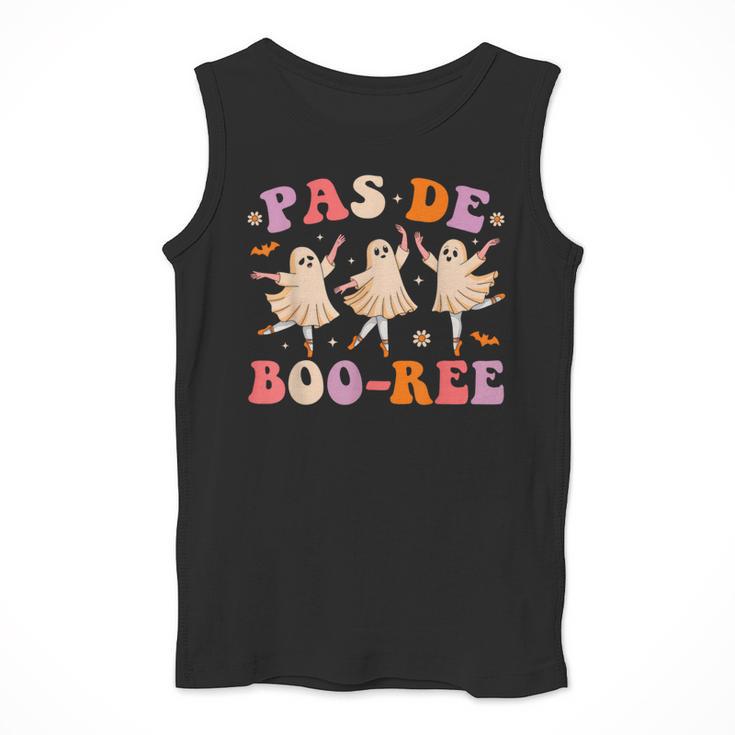 Pas De BOO-Rée Ballet Ghost Dancer Dance Teacher Halloween Men Tank Top, funny design
