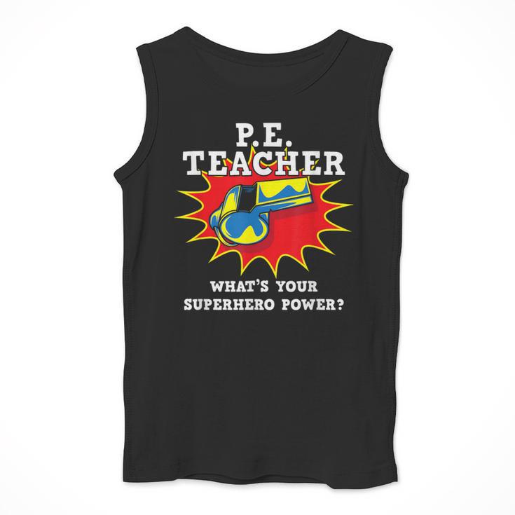 PE Physical Education Teacher Superhero Power School Men Tank Top, Pe Teacher Gifts, funny design PE Physical Education Teacher Superhero Power School Men Tank Top, Pe Teacher Gifts, funny design