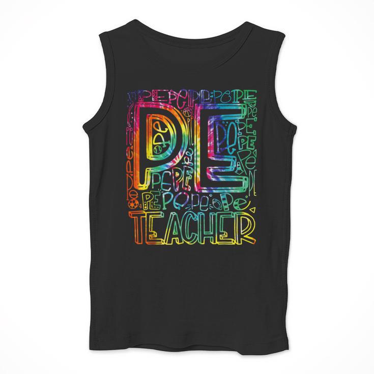 PE Teacher Phys Ed Tie Dye Physical Education Appreciation Men Tank Top, Pe Teacher Gifts, funny design PE Teacher Phys Ed Tie Dye Physical Education Appreciation Men Tank Top, Pe Teacher Gifts, funny design