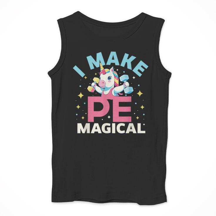PE Teacher Unicorn I Make PE Magical Men Tank Top, Pe Teacher Gifts, funny design PE Teacher Unicorn I Make PE Magical Men Tank Top, Pe Teacher Gifts, funny design