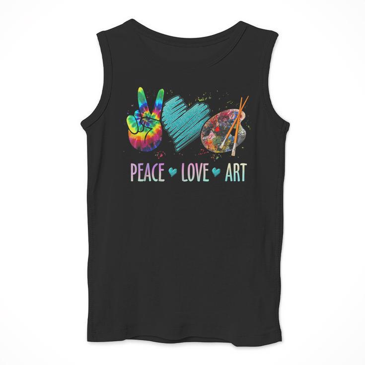 Peace Love Art Painting Palette Art Teacher Men Tank Top, funny design Peace Love Art Painting Palette Art Teacher Men Tank Top, funny design