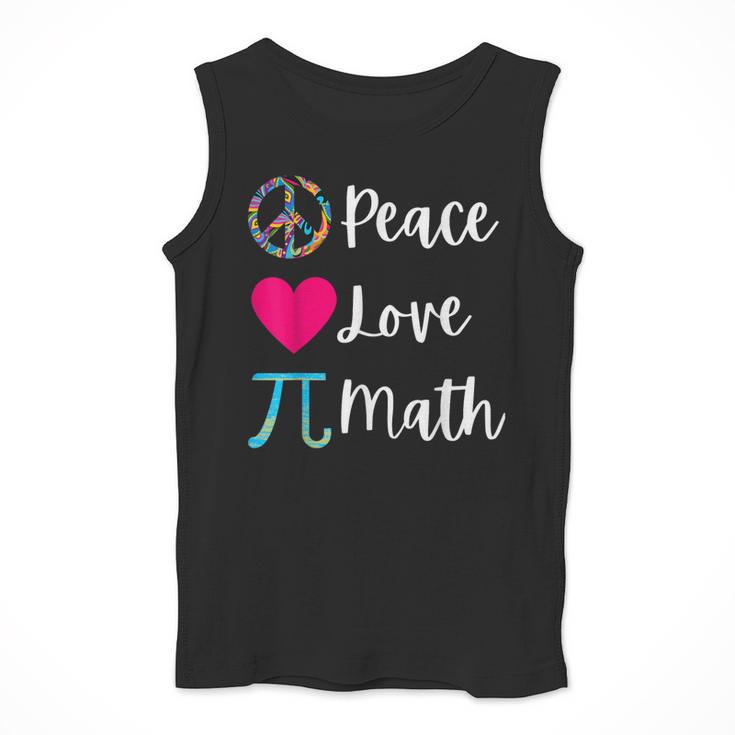 Peace Love Math Maths Teacher Pi Symbol Men Women Men Tank Top, funny design Peace Love Math Maths Teacher Pi Symbol Men Women Men Tank Top, funny design