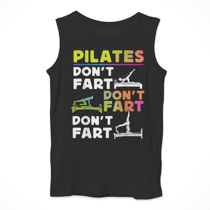 Pilates Instructor Teacher Watercolor Pilates Don't Fart Men Women Kids Men Tank Top, funny design Pilates Instructor Teacher Watercolor Pilates Don't Fart Men Women Kids Men Tank Top, funny design