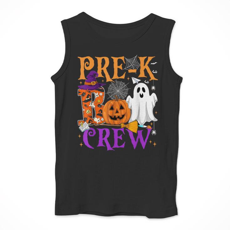 Pre-K Boo Crew Teacher Student Halloween Costume Men Tank Top, funny design