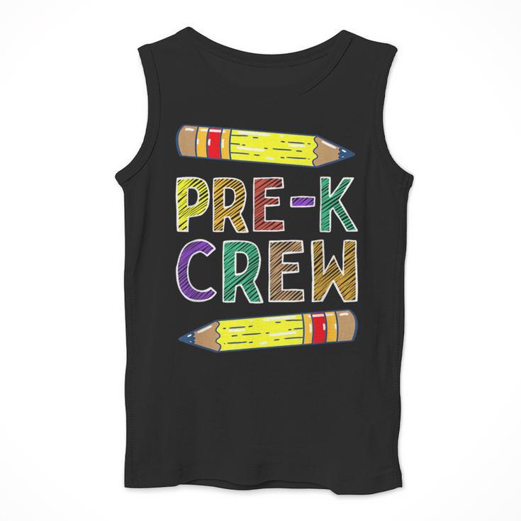 Pre-K Crew PreK Teachers Back To School Men Tank Top, funny design Pre-K Crew PreK Teachers Back To School Men Tank Top, funny design
