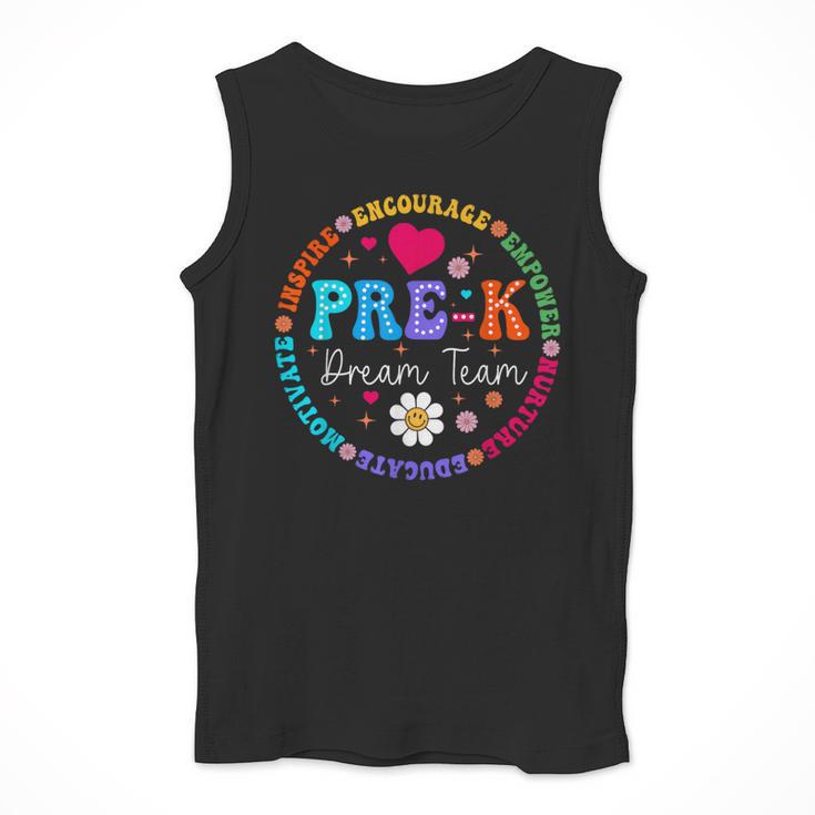 Pre K Dream Team Back To School Boys First Day Teacher Men Tank Top, funny design Pre K Dream Team Back To School Boys First Day Teacher Men Tank Top, funny design