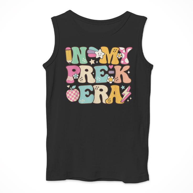 In My Pre-K Era Girl Back To School Cute PreSchool Teacher Men Tank Top, funny design