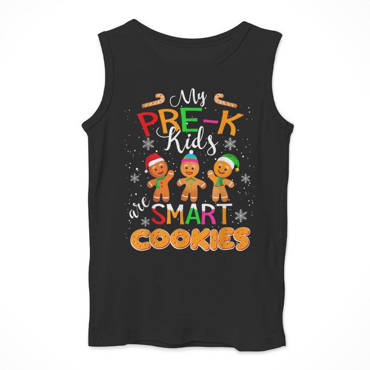My Pre-K Kids Are Smart Cookies Christmas Teacher Men Tank Top, funny design