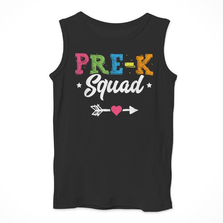 Pre-K Squad Teacher Student Kids Preschool Back To School Men Tank Top, funny design Pre-K Squad Teacher Student Kids Preschool Back To School Men Tank Top, funny design