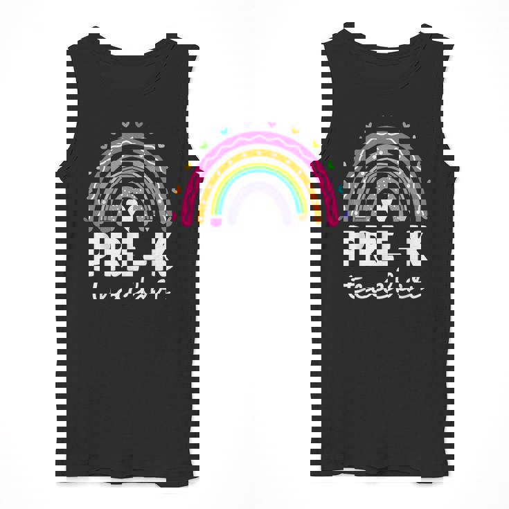 Pre-K Teacher Cute Pre Kindergarten For Teachers Rainbow For Men Women Kids Men Tank Top, funny design