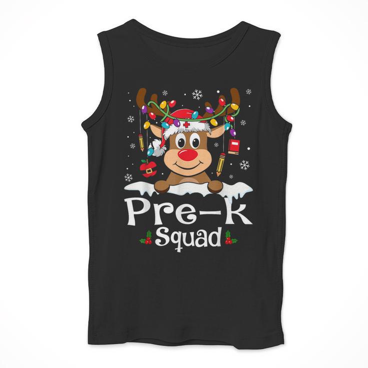 Pre-k Teacher Squad Reindeer Teacher Christmas Men Tank Top, funny design Pre-k Teacher Squad Reindeer Teacher Christmas Men Tank Top, funny design