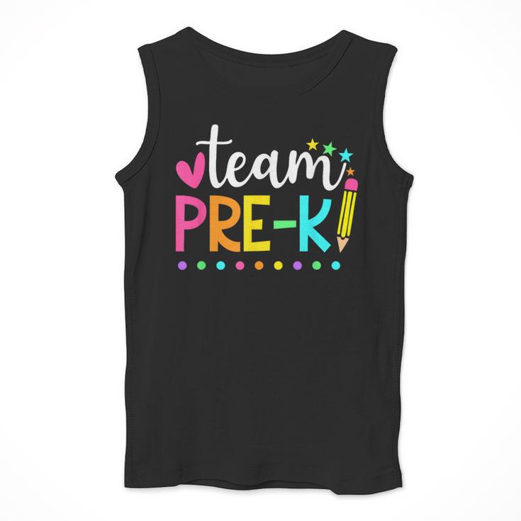 Pre-k Team Pencil Teacher Student Back To School Girls Men Tank Top, funny design Pre-k Team Pencil Teacher Student Back To School Girls Men Tank Top, funny design