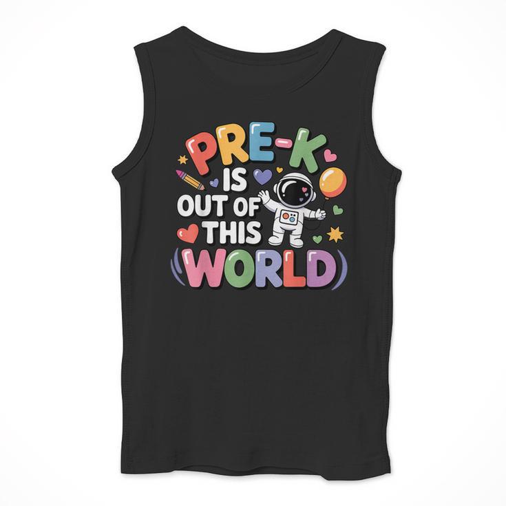 Pre-K Is Out Of This World Space Planets Teacher Men Tank Top, funny design