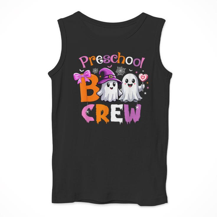 Preschool Boo Crew Preschool Halloween Costume Teacher Kid Men Tank Top, funny design