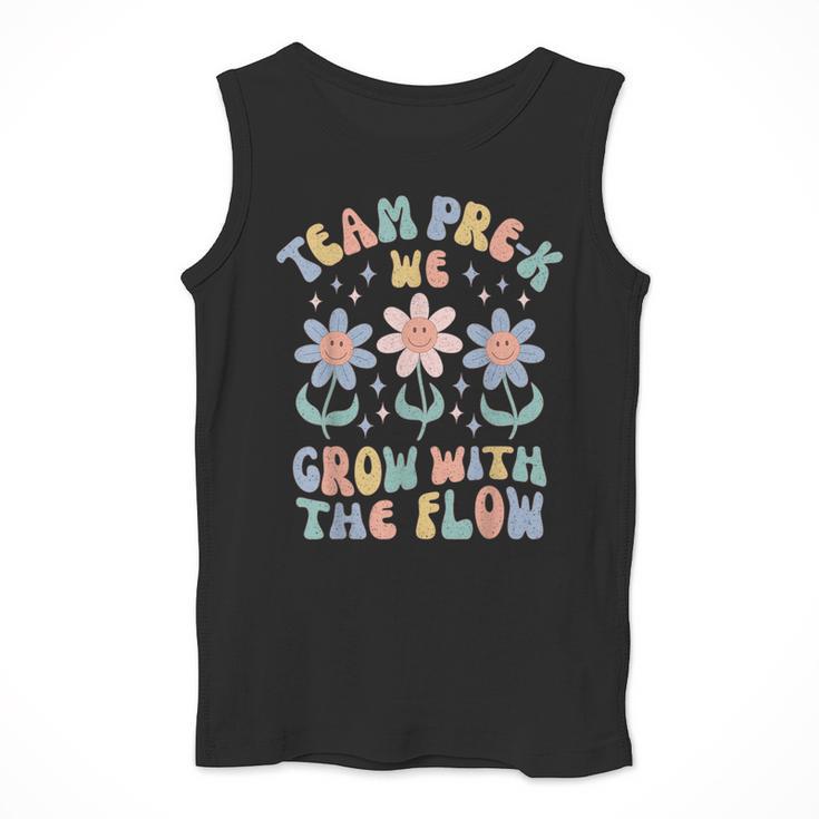 Preschool Teacher Appreciation Team Pre-K Grow With The Flow Men Tank Top, funny design Preschool Teacher Appreciation Team Pre-K Grow With The Flow Men Tank Top, funny design