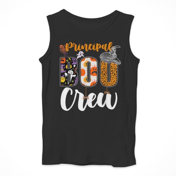Principal Boo Crew Ghost Halloween Teachers School Matching Men Tank Top, funny design