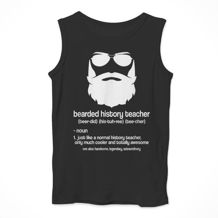 Professor Ancient Teaching Education Bearded History Teacher Men Tank Top, History Teacher Gifts, funny design