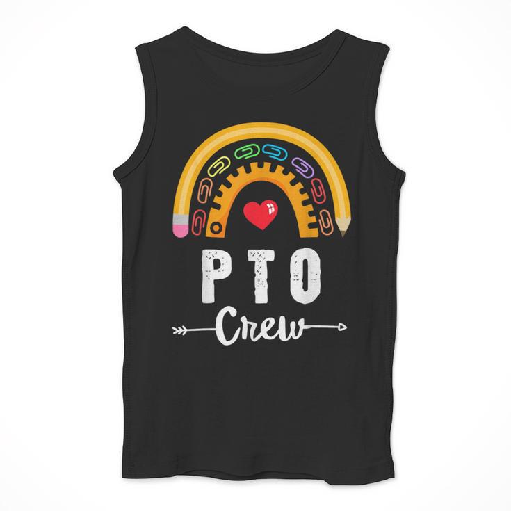 PTO Crew Parent School Volunteer Board Mom Parent Teacher Men Tank Top, funny design PTO Crew Parent School Volunteer Board Mom Parent Teacher Men Tank Top, funny design