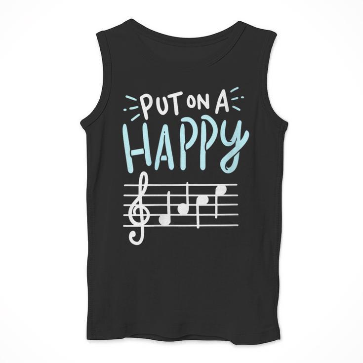 Put On A Happy Face Music Music Teacher Men Tank Top, funny design Put On A Happy Face Music Music Teacher Men Tank Top, funny design