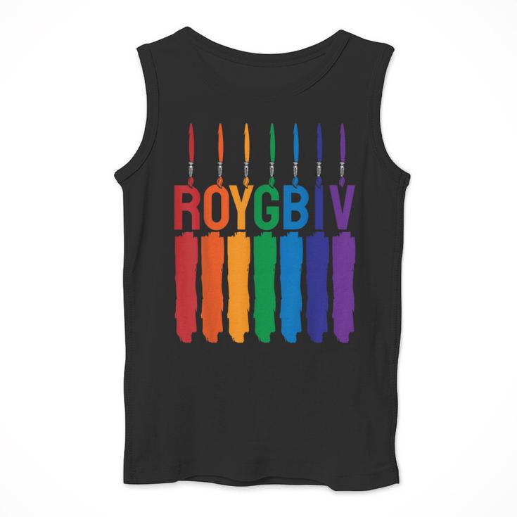 Rainbow Roygbiv Kids Artist Costume Art Teacher Men Tank Top, funny design Rainbow Roygbiv Kids Artist Costume Art Teacher Men Tank Top, funny design