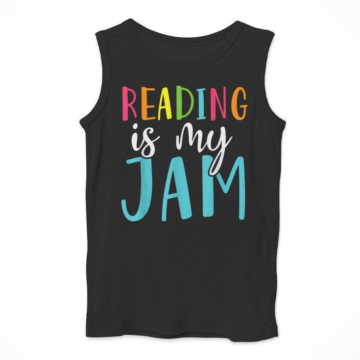 Reading Is My Jam Back To School Teacher Men Tank Top, funny design Reading Is My Jam Back To School Teacher Men Tank Top, funny design