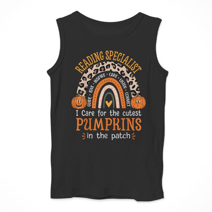 Reading Specialist Halloween Reading Teacher For Men Women Men Tank Top, funny design Reading Specialist Halloween Reading Teacher For Men Women Men Tank Top, funny design