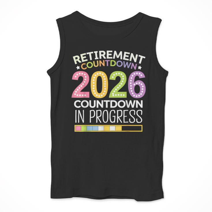 Retirement Class Of 2026 Teacher Countdown Loading Teacher Men Tank Top, funny design Retirement Class Of 2026 Teacher Countdown Loading Teacher Men Tank Top, funny design