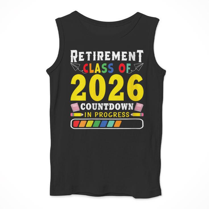 Retirement Primary Elementary Teacher 2026 Retiring Progress Men Tank Top, funny design Retirement Primary Elementary Teacher 2026 Retiring Progress Men Tank Top, funny design