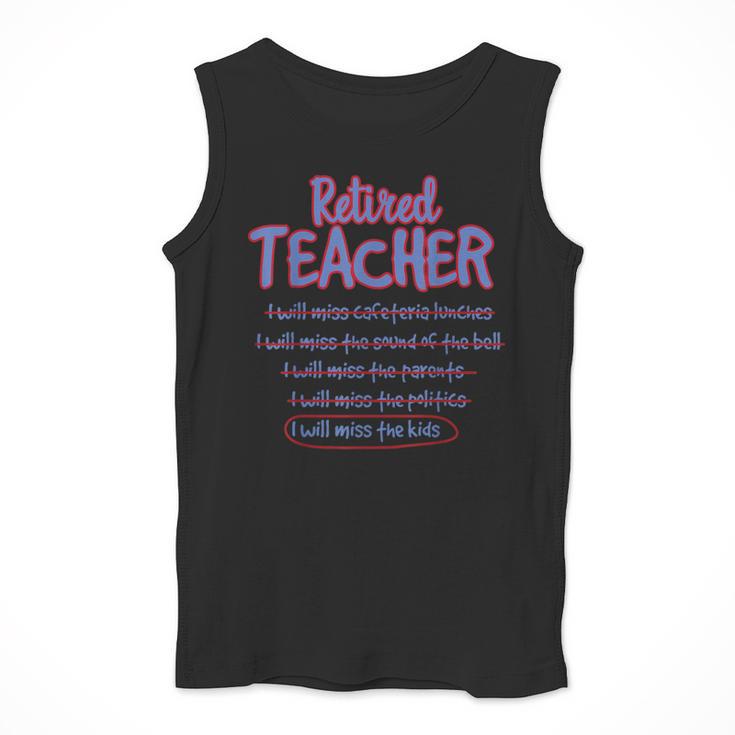 Retiring Teacher Tshirt For Retired Teachers For Men Women Men Tank Top, funny design