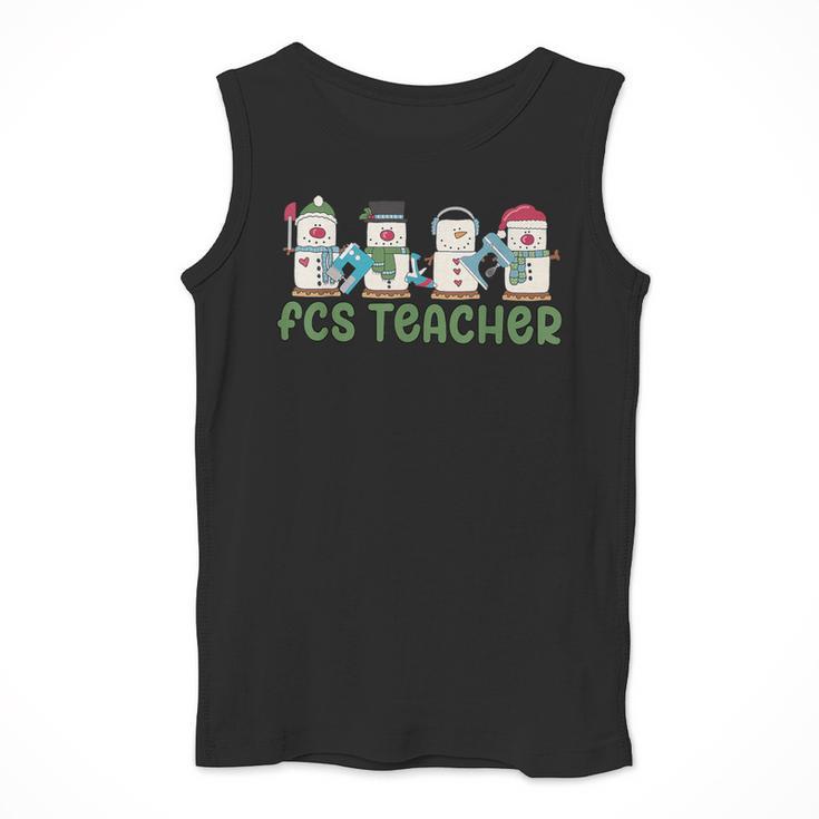 Retro Christmas Snowman FCS Teacher Family Consumer Science Men Tank Top, Science Teacher Gifts, funny design Retro Christmas Snowman FCS Teacher Family Consumer Science Men Tank Top, Science Teacher Gifts, funny design