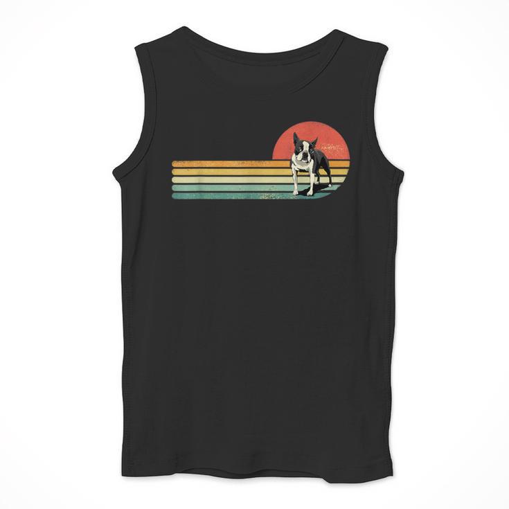 Retro Vintage Boston Terrier Dog Lover Boston Terrier Mom Men Tank Top, Mom Gifts, Boston Terrier Mom Gifts, funny design