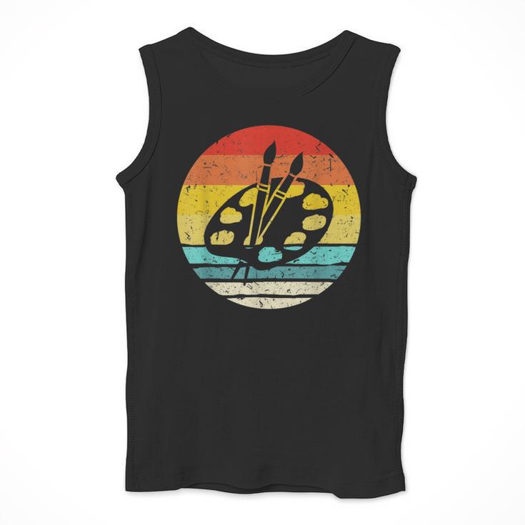 Retro Vintage Paint Palette Costume Artist Art Teacher Men Women Men Tank Top, funny design Retro Vintage Paint Palette Costume Artist Art Teacher Men Women Men Tank Top, funny design