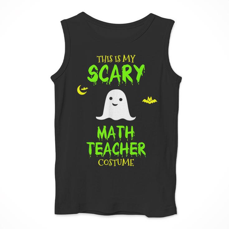 Scary Math Teacher Costume Halloween Lazy Easy Christmas Men Tank Top, funny design Scary Math Teacher Costume Halloween Lazy Easy Christmas Men Tank Top, funny design